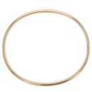 14ct Yellow Gold Plain Bangle