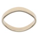 9ct Yellow Gold Plain Wave Fancy Ring