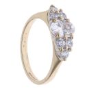 9ct Yellow Gold Cubic Zirconia Fancy Ring