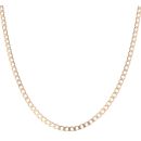9ct Yellow Gold Flat Curb Chain 20"