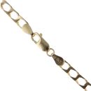 9ct Yellow Gold Square Curb Chain 20"