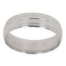 9ct White Gold 6mm Wedding Band