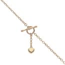 9ct Yellow Gold Heart T-Bar Belcher Chain 20"