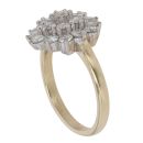 9ct Yellow Gold 2.00ct Brilliant Cut Diamond Cluster Ring