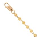 22ct Yellow Gold Fancy Bead Bracelet 6.5"