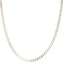 9ct Yellow Gold Square Curb Chain 24"