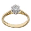 18ct Yellow Gold 0.60ct Brilliant Cut Diamond Solitaire Ring