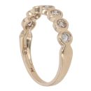 9ct Yellow Gold 0.50ct Brilliant Cut Diamond Half Eternity Ring