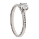 Platinum 0.75ct Brilliant Cut Diamond Solitaire Ring