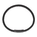 Unique & Co Black Leather Bracelet