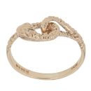9ct Yellow Gold Snake Knot Patterned Ring
