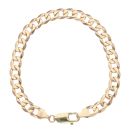9ct Yellow Gold Curb Bracelet 8"