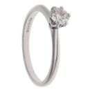 18ct White Gold 0.33ct Brilliant Cut Diamond Solitaire Ring