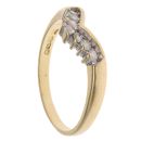 18ct Yellow Gold 0.25ct Brilliant Cut Diamond Wishbone Ring