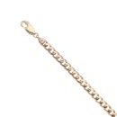 9ct Yellow Gold Curb Bracelet 8"