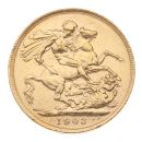 1903 Edward VII Large Head UK Full Sovereign Coin