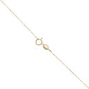 18ct Yellow Gold 0.40ct Brilliant Cut Diamond Solitaire Pendant And Chain 18"