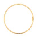 14ct Yellow Gold Fancy Patterned Hinged Bangle