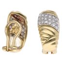 14ct Yellow Gold 1.00ct Brilliant Cut Diamond Large Stud Earrings