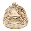 9ct Yellow Gold Saddle Ring