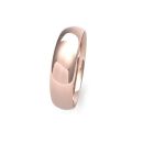 18ct Rose Gold Traditional Court Wedding Band 5mm