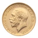 1914 George V Large Head UK Full Sovereign Coin