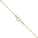 Gold Plated Silver Singapore Chain 18"