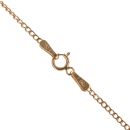 18ct Yellow Gold Blue Clover Pendant and Chain 16"