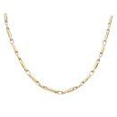 14ct Yellow Gold Belcher Bar Link Chain 24"