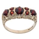 9ct Yellow Gold Garnet Fancy Ring