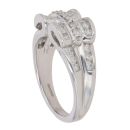 9ct White Gold 0.60ct Brilliant Cut Diamond Fancy Ring