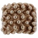 9ct Yellow Gold Five Row Keeper Ring