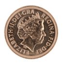 2013 Elizabeth II Fourth Portrait UK Full Sovereign Coin