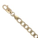 9ct Yellow Gold Curb Bracelet 7"