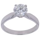 18ct White Gold 1.26ct Diamond Solitaire Ring