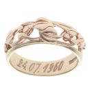 9ct Yellow And Rose Gold Tree Of Life Clogau Ring