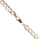 9ct Yellow Gold Curb Chain 22"