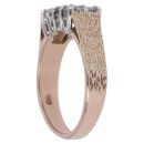 9ct Yellow Gold Cubic Zirconia Cluster Ring