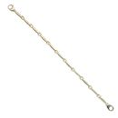 9ct Yellow Gold Fancy Bracelet 7"