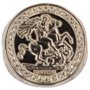 9ct Yellow Gold St George Coin Ring