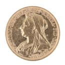 1896 Victoria Old Head Australia Full Sovereign Coin