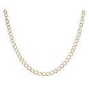 9ct Yellow Gold Curb Chain 22"