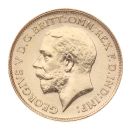 1913 George V Large Head UK Half Sovereign Coin