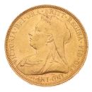 1893 Victoria Old Head UK Full Sovereign Coin