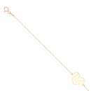 9ct Yellow Gold Love Heart Bracelet 7.5