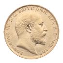 1906 Edward VII Large Head UK Full Sovereign Coin