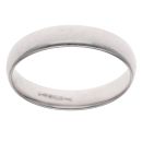 9ct White Gold Wedding Band 3.9mm