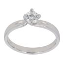 Platinum 0.40ct Brilliant Cut Diamond Solitaire Ring