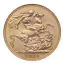 1925 George V Large Head UK Full Sovereign Coin
