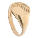9ct Yellow Gold Patterned Signet Ring